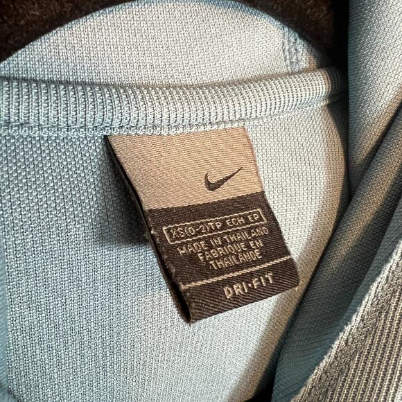 Nike Sweater Womens XS Blue Sweatshirt Hoodie Pullover Swoosh Vintage Cropped - Picture 6 of 13